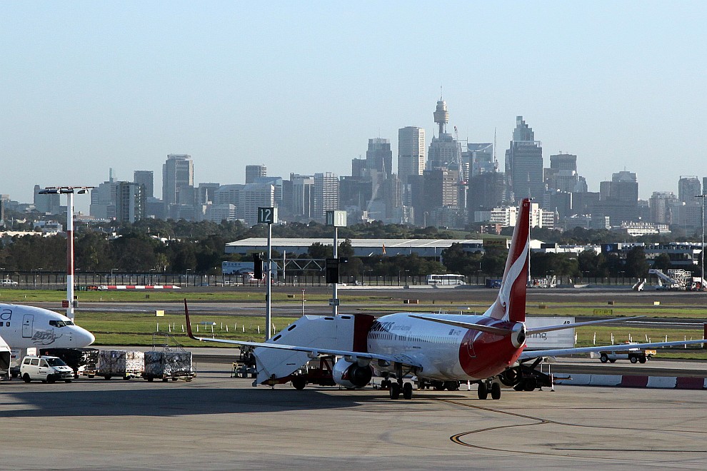Airport und City von Sydney